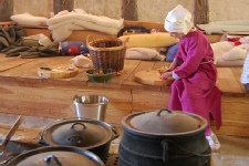 Preparing vegetables for a meal