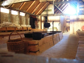 Interior view of Viking Longhouse