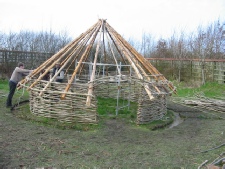 A Roundhouse under construction