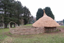 A completed Roundhouse in school grounds