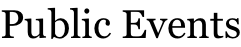Public Events